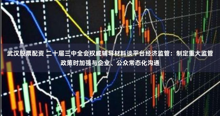 武汉股票配资 二十届三中全会权威辅导材料谈平台经济监管：制定