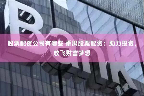 股票配资公司有哪些 番禺股票配资：助力投资，放飞财富梦想