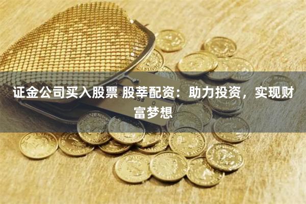 证金公司买入股票 股莘配资：助力投资，实现财富梦想